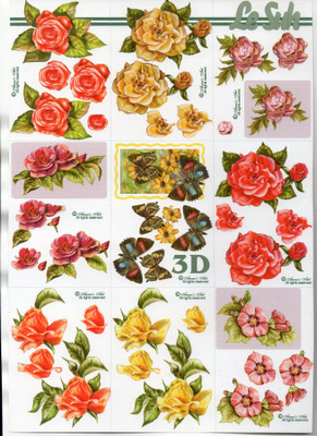 3D "HIENOT RUUSUT ym." / Kuvat 9:n korttiin