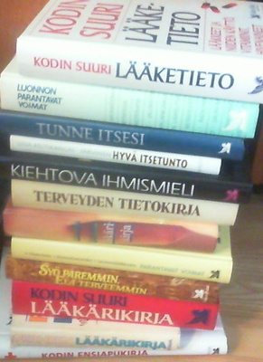 12kpl. Lääkäri- ja itseapu -kirjaa