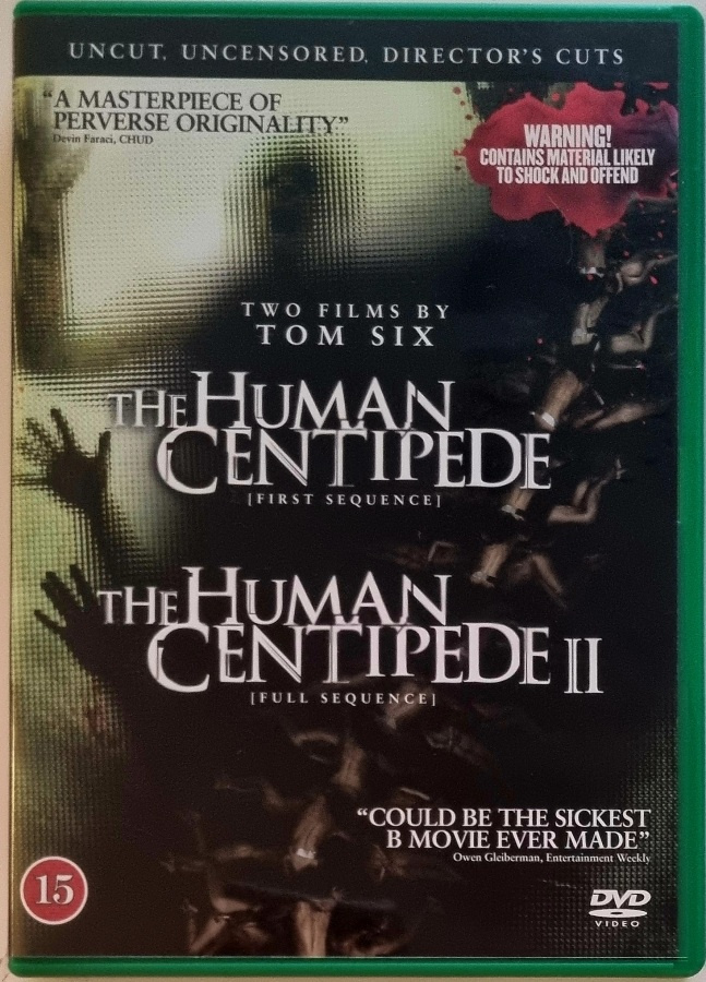 THE HUMAN CENTIPEDE I & II DVD (2 DISC)