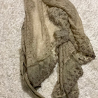 VINTAGE BY FE pellava beige pitsi neule huivi - pikkukuva 4
