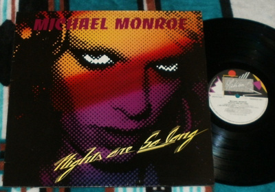 MICHAEL MONROE ~ Nights Are So Long ~ LP Yahoo! Records 1987