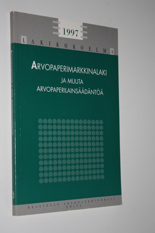 Päivi (toim.) Kämäräinen : Arvopaperimarkkinalaki ja muut...