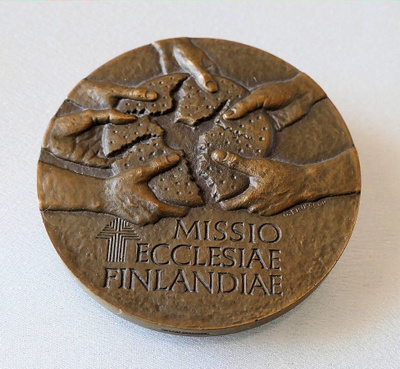 MISSIO ECCLESIAE FINLANDIAE pöytämitali