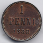 1888 1 penni kl8-9 - pikkukuva 1