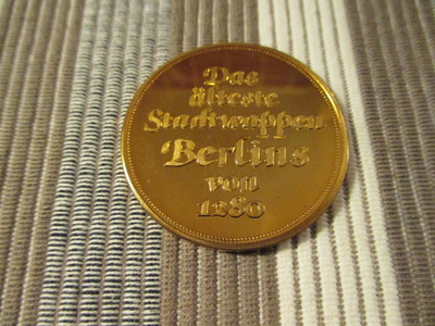Das afteste Staftwappen Berlins von 1280 mitali.