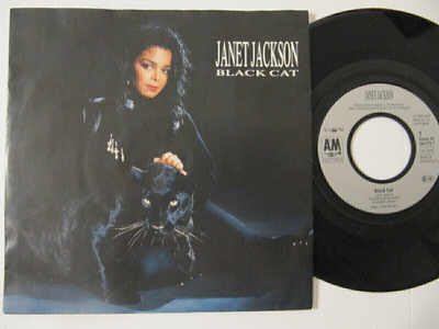 Janet Jackson Black Cat 7" sinkku