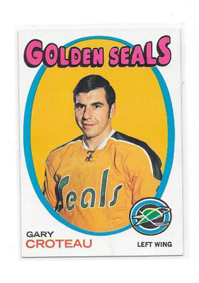 1971-72 Topps #17 Gary Croteau California Golden Seals