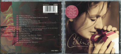 CELINE DION . JOULU CD-LEVY . THESE ARE SPECIAL TIMES
