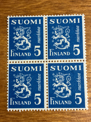 LEIJONAMALLI 1930 5MK NELIÖ**