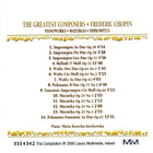 The Greatest Composers : Frederic Chopin - CD - pikkukuva 2