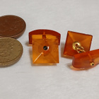 Vintage Meripihka kalvosinnapit Baltic Amber Itämeren meripi - pikkukuva 3