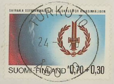 1976 sotainvalidit erittäin kaunis
