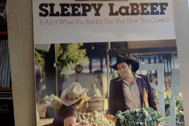 SLEEPY LaBEEF :: IT AIN'T WHAT YOU EAT..:: VINYYLI  LP  1981