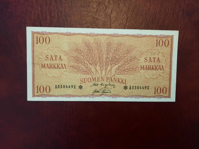 100 mk 1957 korvaava