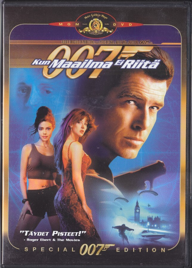 James Bond 007: Kun Maailma Ei Riitä (DVD)
