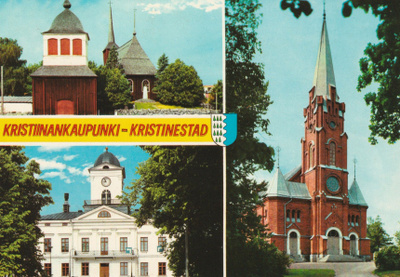 KIRKKOKORTTI - KRISTIINANKAUPUNGIN UUSI JA VANHAKIRKKO - 3