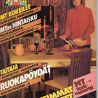 Meidän Talo n:o 12 1991 Pitopöydän ja Koristehyllyn tekoohje - pikkukuva 1