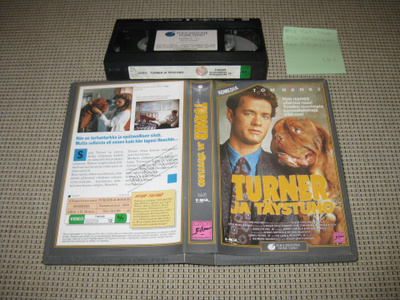Turner Ja Täystuho-VHS (Egmont Flm, Tom Hanks, 1989)