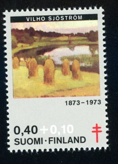 1973 Tuberkuloosi ( TUB ) 0,40+0,10 mk ** LaPe 730