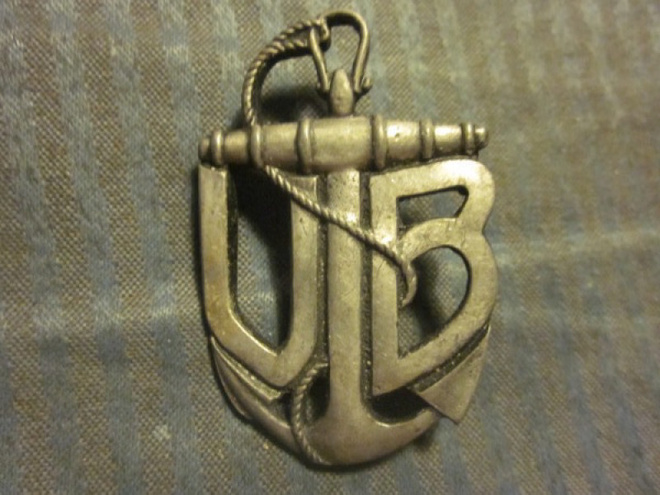 Kriegsmarine rintamerkki UB - ankkuri. Replica