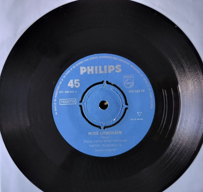 VIKTOR KLIMENKO 7”: Missä lienetkään/Dolores,PHILIPS 340 643