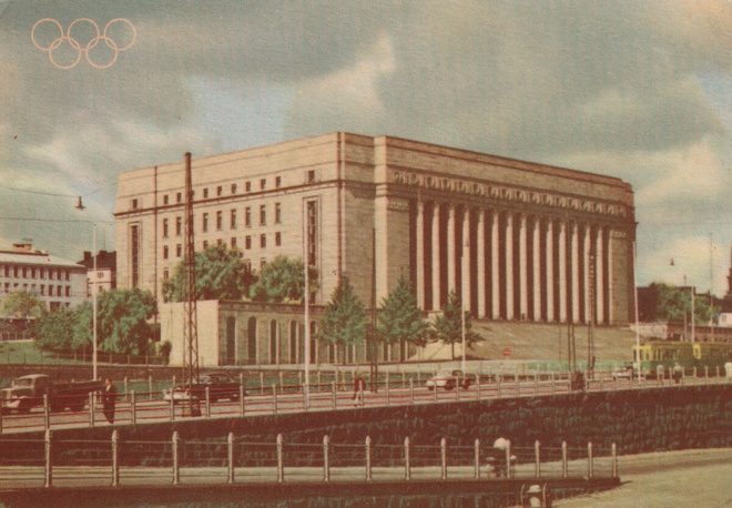 HELSINKI - EDUSKUNTATALO - OLYMPIAKUVA 6