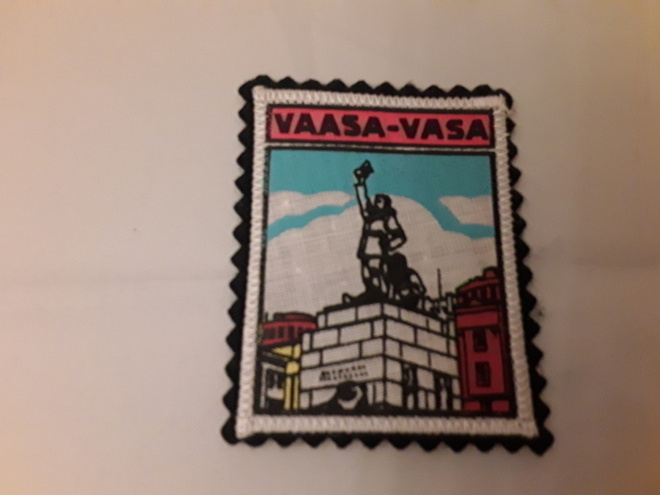 Kangasmerkki / hihamerkki. VAASA . Vintage