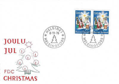 FDC 1975 JOULU PARI