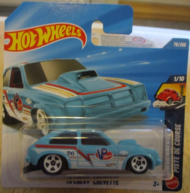 Chevrolet Chevelle Dragster Baby-Blue 1976 Hot Wheels 1:64