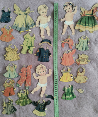 Paperinuket 3 pikkutyttöä
