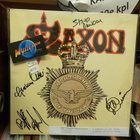 SAXON - STRONG ARM OF THE LAW LP + 4 x NIMMARIT - pikkukuva 1