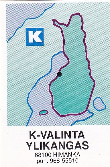 Himanka, K - Valinta Ylikangas . Kartta  , Kesko     6/16