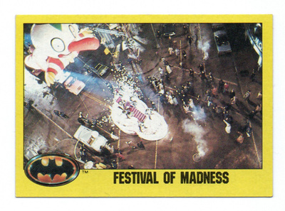 Purkkakuva BATMAN n:o 175 1989FESTIVAL OF MADNESS.