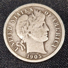 USA Barber dime 1905 - pikkukuva 1