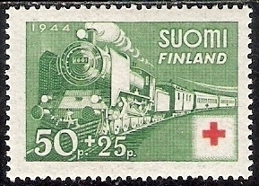1944 Punainen Risti 50 + 25 p **  LaPe 278
