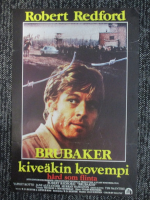 Brubaker - Kiveäkin kovempi (1980) - vanha elokuvajuliste