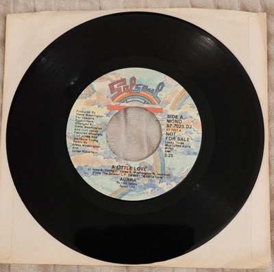 Aurra A Little Love 7"Single Promo