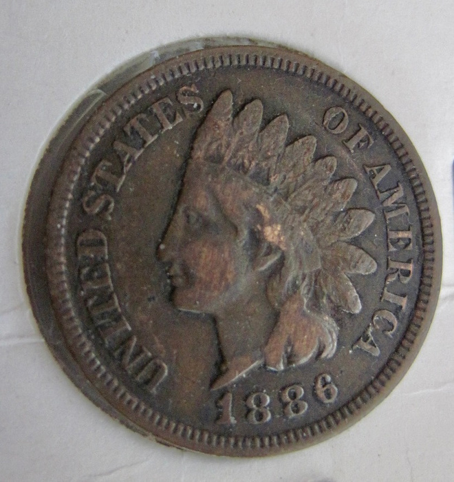 USA 1 cent 1886 HYVÄ