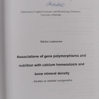 Marika Laaksonen : Associations of gene polymorphisms and... - pikkukuva 2