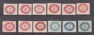 Liechtenstein lunastusmerkkejä sarja 1920