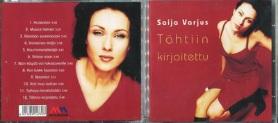 SAIJA VARJUS . CD-LEVY . TÄHTIIN KIRJOITETTU