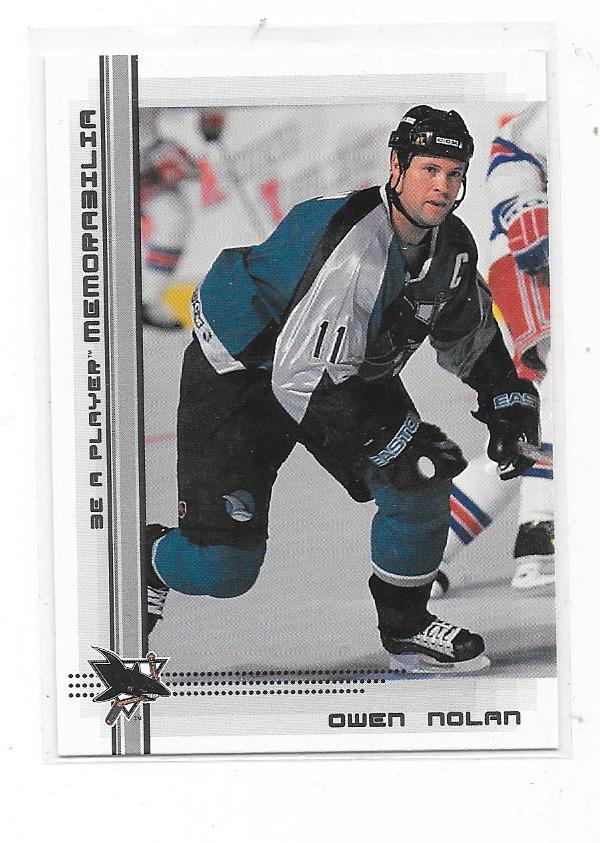 2000-01 BAP Memorabilia #227 Owen Nolan , San Jose Sharks