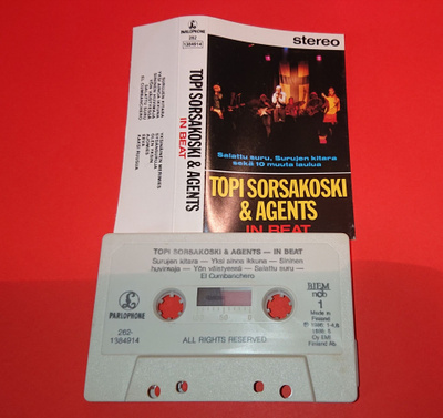 Topi Sorsakoski & agents in beat C-kasetti