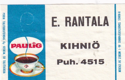 Kihniö. E. Rantala , PAULIG   b547