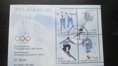 FINLANDIA 95 - Olympiakomitea 100 vuotta 1994