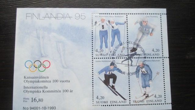 FINLANDIA 95 - Olympiakomitea 100 vuotta 1994