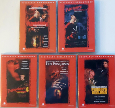 PAINAJAINEN ELM STREETILLÄ 1, 2, 4, 6 JA 7 DVD (5 X 1 DISC)