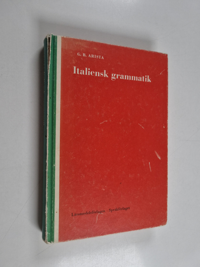G. B. Arista : Italiensk grammatik