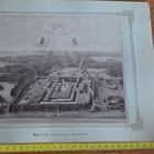 Valamon luostarin fotolitografia (1889) ja vanha kirje 1893 - pikkukuva 1