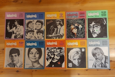 ISKELMÄ lehti 1967 10 kpl n:rot 1,2,4-12
